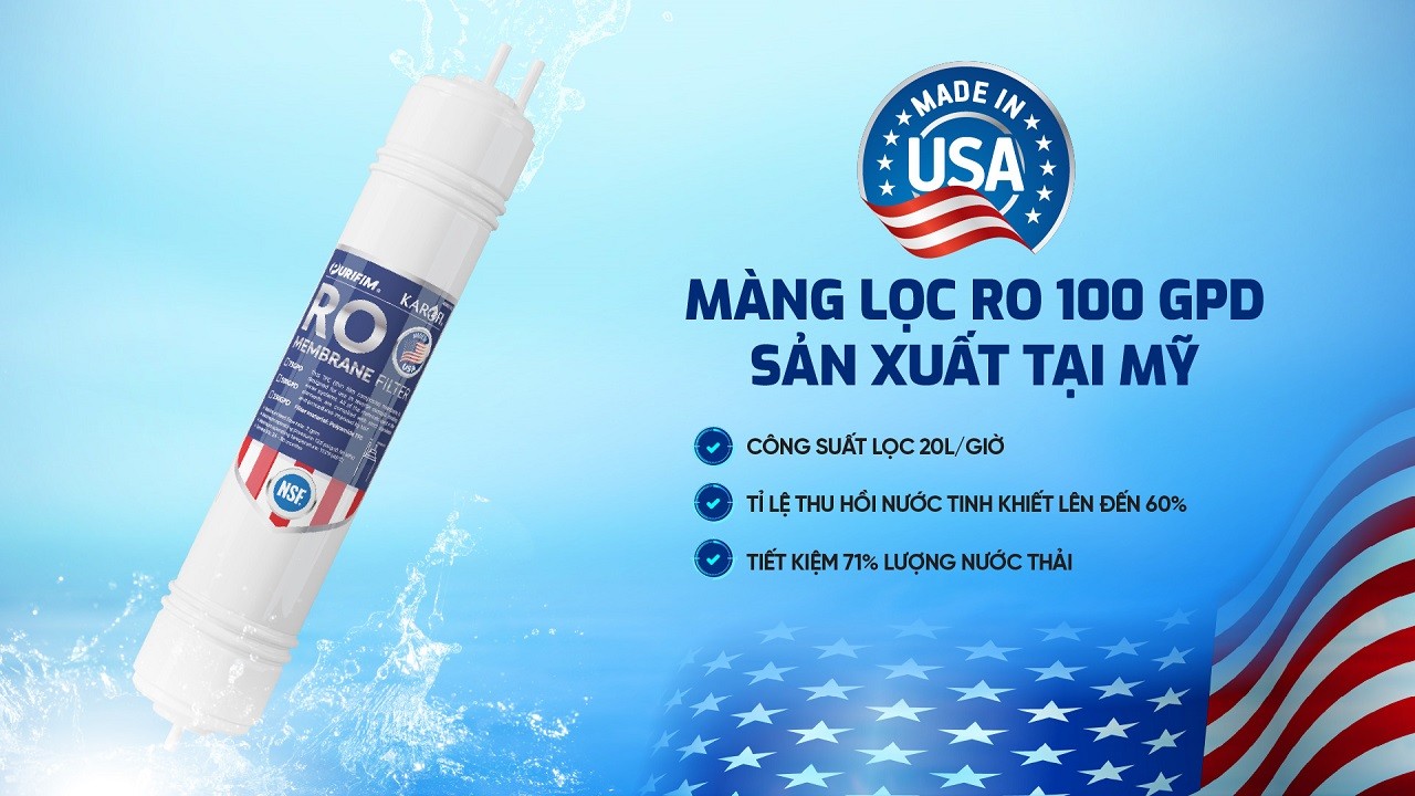 Màng RO 100GPD sản xuất tại Mỹ